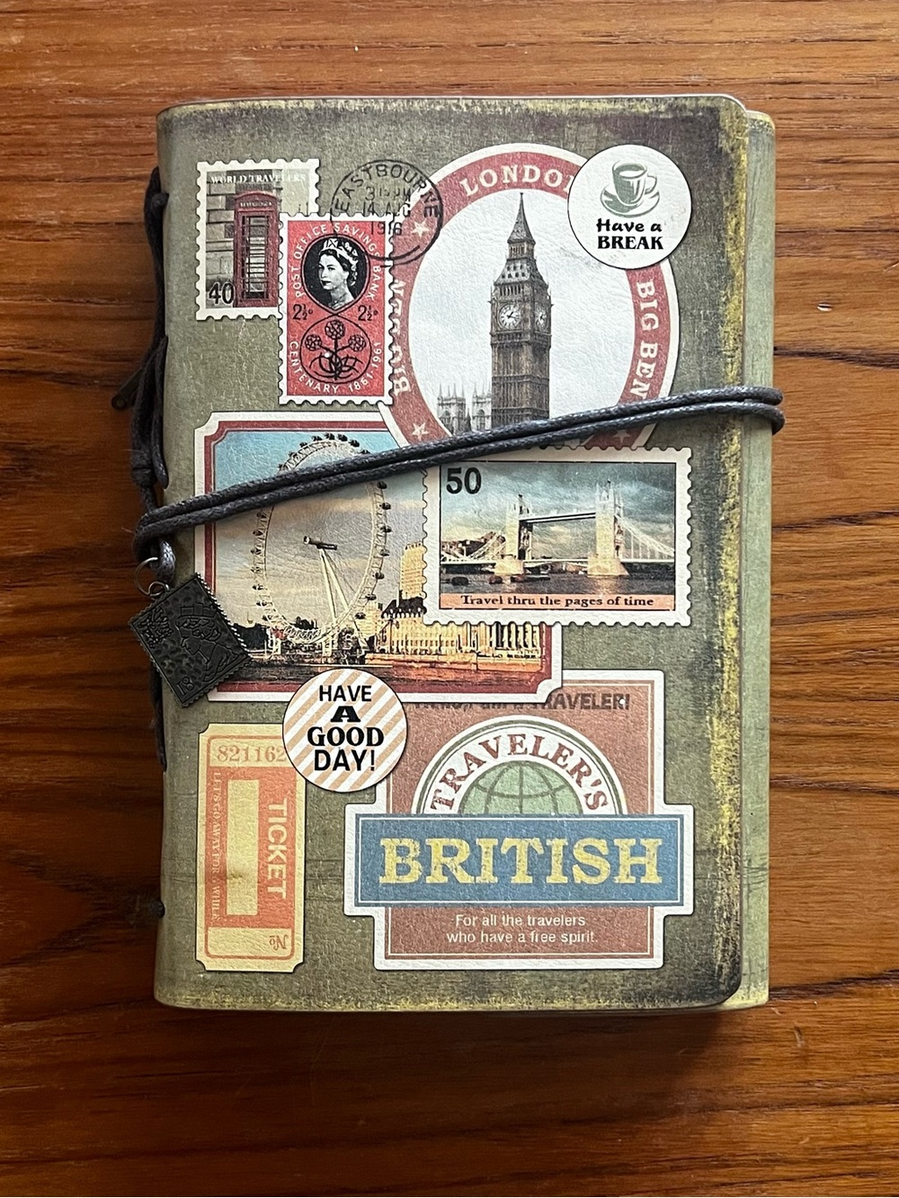 British Traveler Leather Unlined Journal/Sketchbook